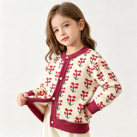 Thumbnail for CozyCardi – Soft & Warm – Knitted Cardigan with Cute Prints