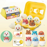 Thumbnail for Montessori 3D Eggs Puzzle – Fun for Easter - Egg Sorting Game