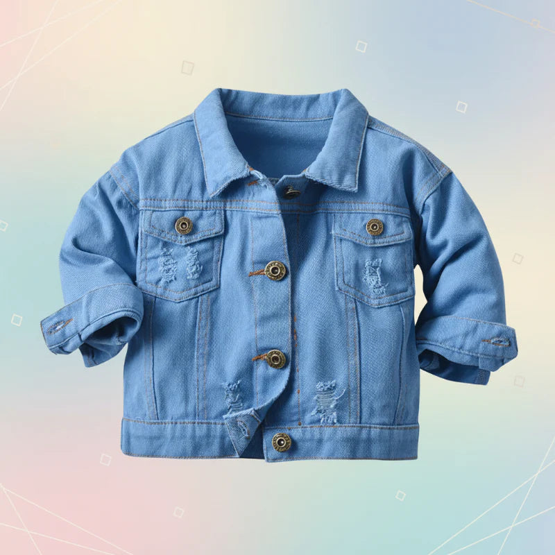 Candy Color Denim Jacket – Lightweight Denim Jacket for Kids