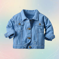 Thumbnail for Candy Color Denim Jacket – Lightweight Denim Jacket for Kids
