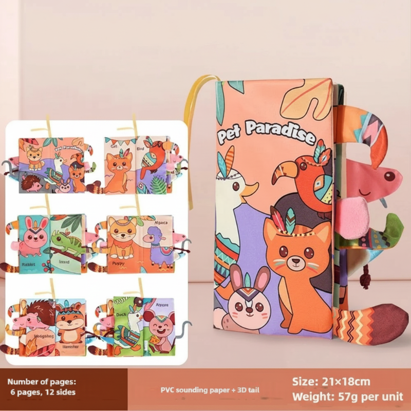 SoftTails – Colorful & Sensory – Baby tail book