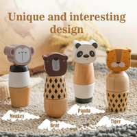 Thumbnail for WoodyFriends – Motor Skills & Fun – Wooden Animal Stacking Toys