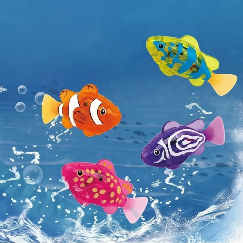 TinySwim – Fun & Active – Electronic Swimming Fish with LED Light