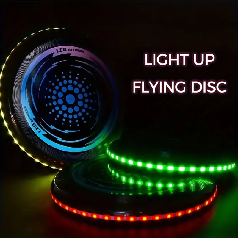 NightFly – Glowing & Sturdy – LED Frisbee