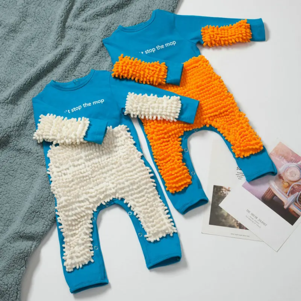 TinyCleaner – Soft & Practical – Baby Jumpsuit for Crawling and Playing