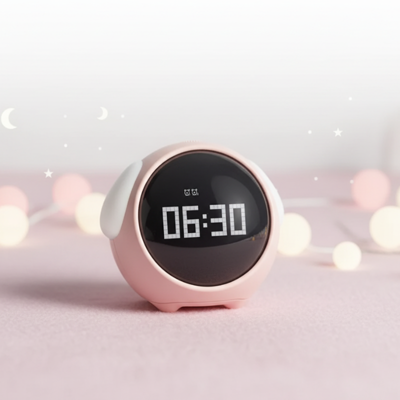 Cute Expression Alarm Clock – Cute & Practical – Kids' Alarm Clock