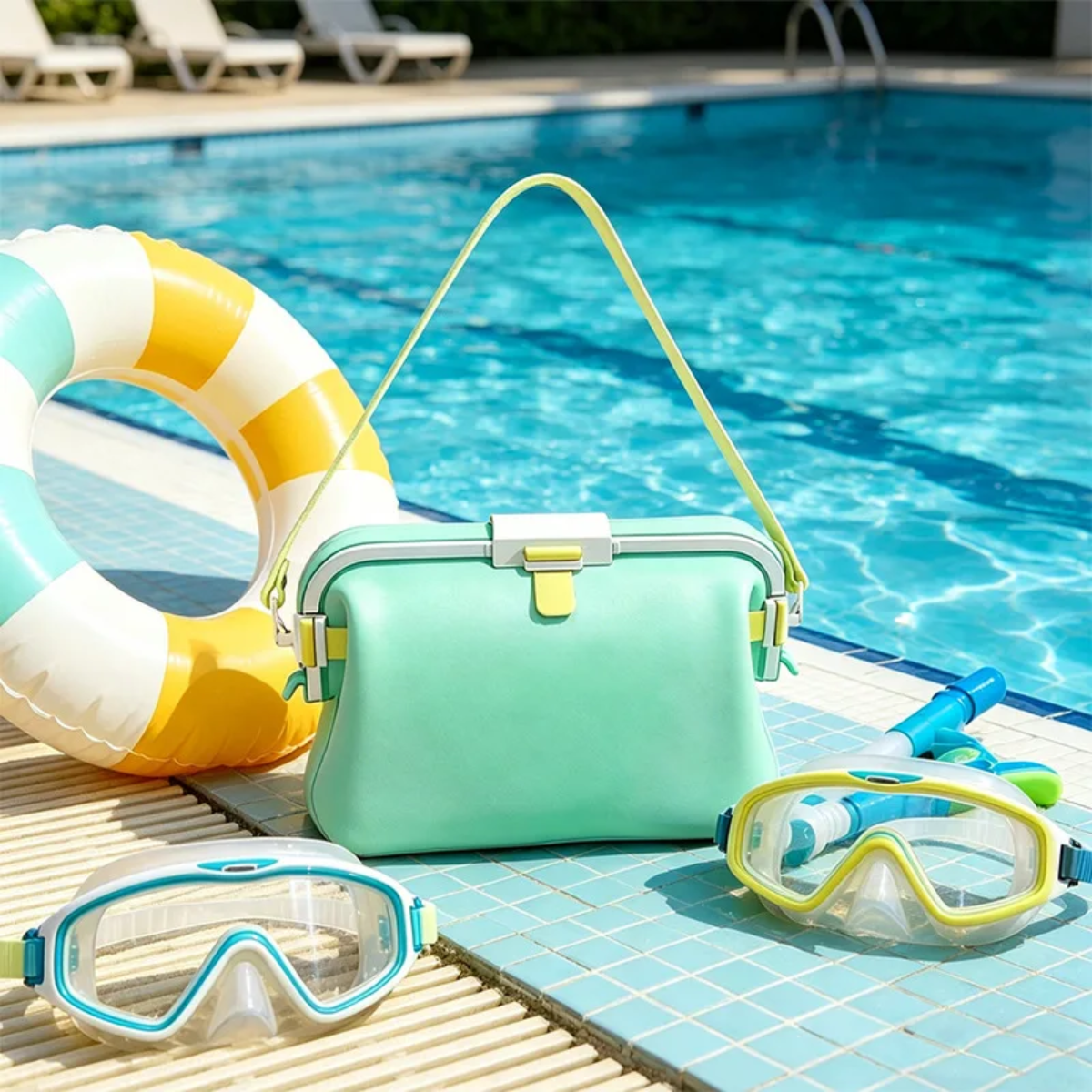 SeaBag – Water Fun & Practical – Large Waterproof Silicone Shoulder Bag