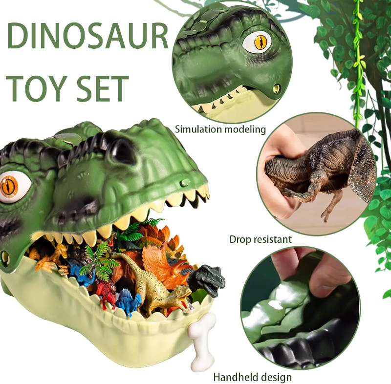 DinoWorld – Creative & Realistic – Dino Head Play Set