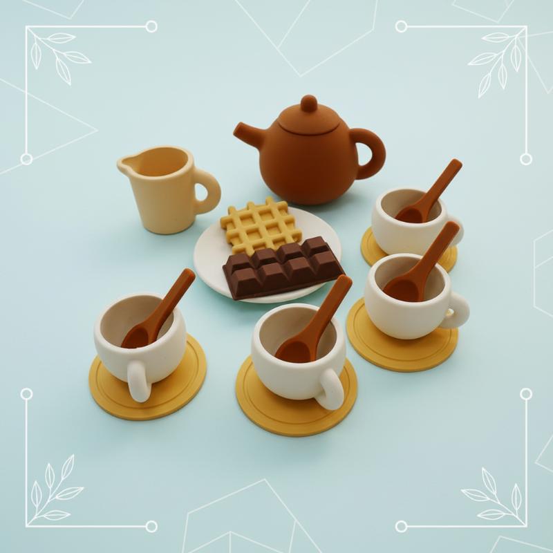 MiniBrew – Playful & Educational – Silicone Tea Set