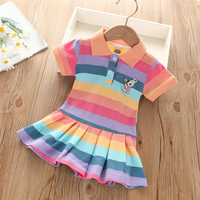 Thumbnail for RainbowBabe – Fresh & Colorful – Kids' Polo Dress