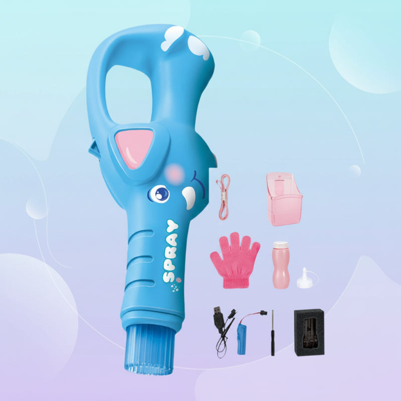 Electric Bubble Maker – Rechargeable & With Lights for Kids