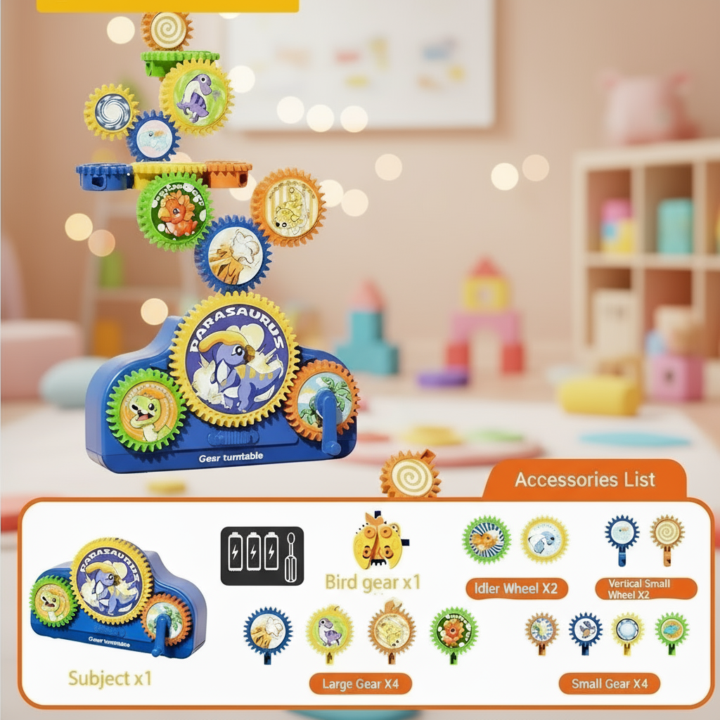 SmartGears – Educational & Fun – 3D Electric Gear Play Set
