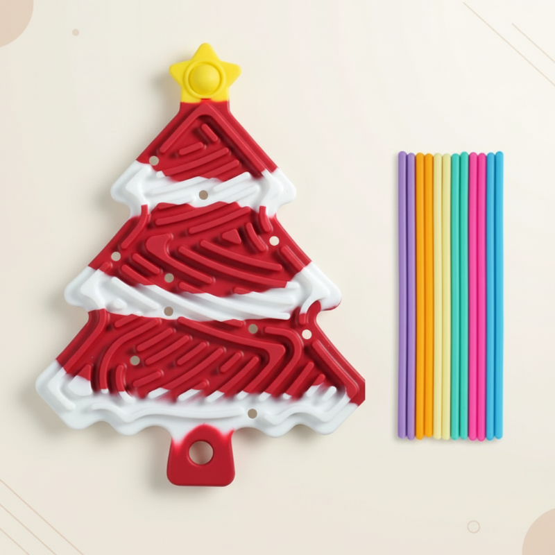 FidgetFrost – Playful & Soft – Silicone Busy Board