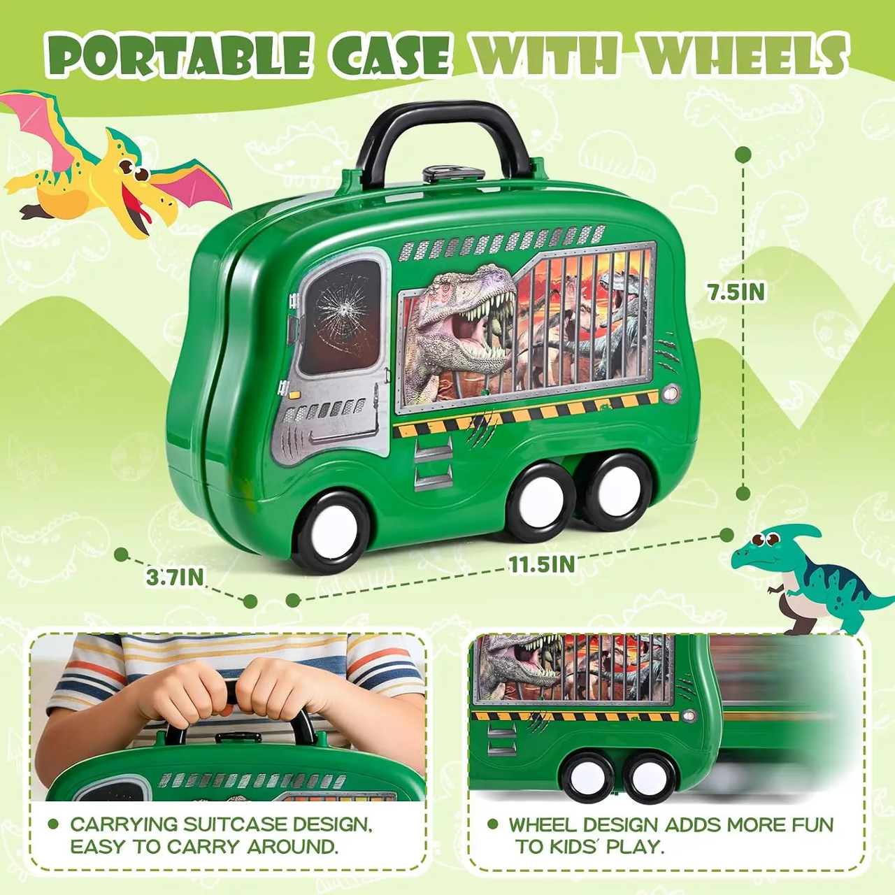 DinoMaker – Creative & Fun – Dinosaur Clay Play Set with Molds and Tools