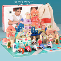Thumbnail for BuildJoy – Educational & Fun – Wooden Building Blocks in the City