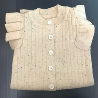 Thumbnail for MiniAurora – Soft & Elegant – Knitted baby onesie with angel wings and headband