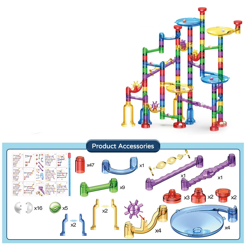 MarbleRun – Safe & Educational - Marble Track Construction Set