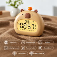 Thumbnail for CappyClock – Cute & Multifunctional – Digital Kids' Alarm Clock with Night Light