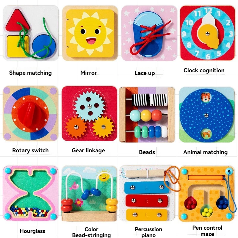 TinySkills – Creative & Educational – Montessori Magnetic Busy Board
