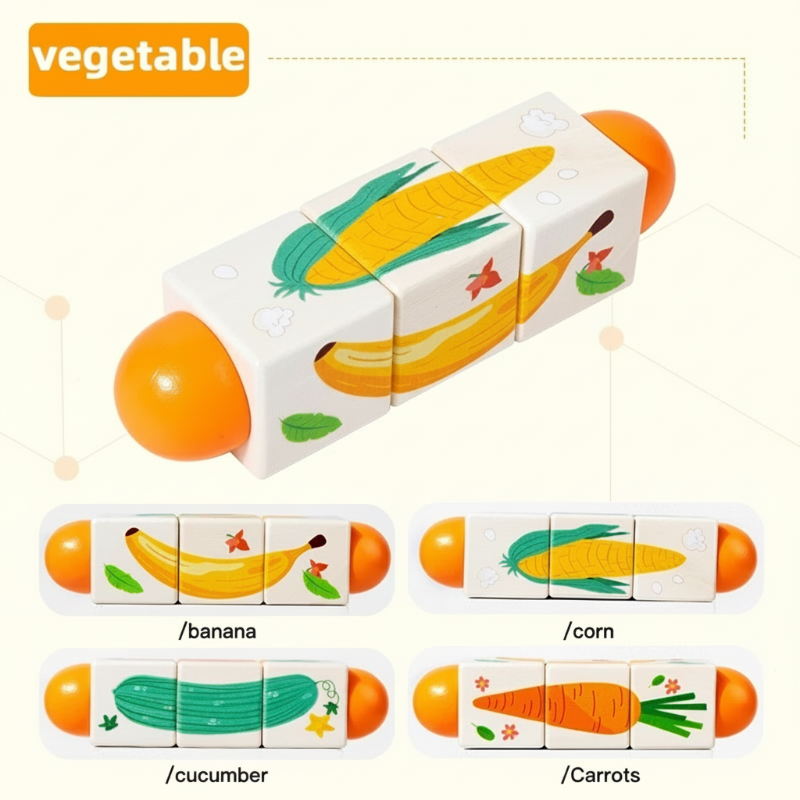 WoodiTurn – Educational & Fun – Rotating Puzzle