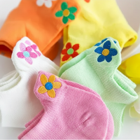 Thumbnail for PlayfulToes – Colorful & Soft – Low-Cut Kids' Socks (Set of 5)