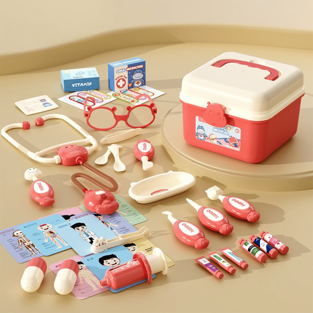 Hippo Doctors Set™ - Mini Doctors in Action - Toy Doctor Set