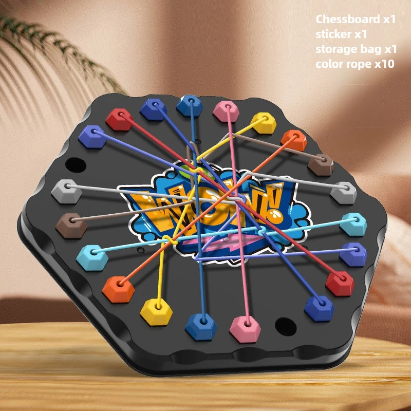 Color Rope Logic Game – Thinking & Interactive – Board Game