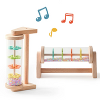 Thumbnail for TinyMelody – Soothing & Educational – Wooden Musical Toy with Rain Sound