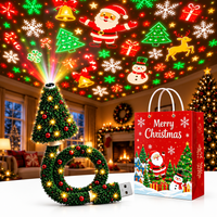 Thumbnail for HolidayBeam – Festive & Atmospheric – USB Christmas Projector with Light Patterns