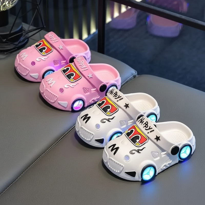 GlowRun – Stylish & Fun – LED Car Slippers