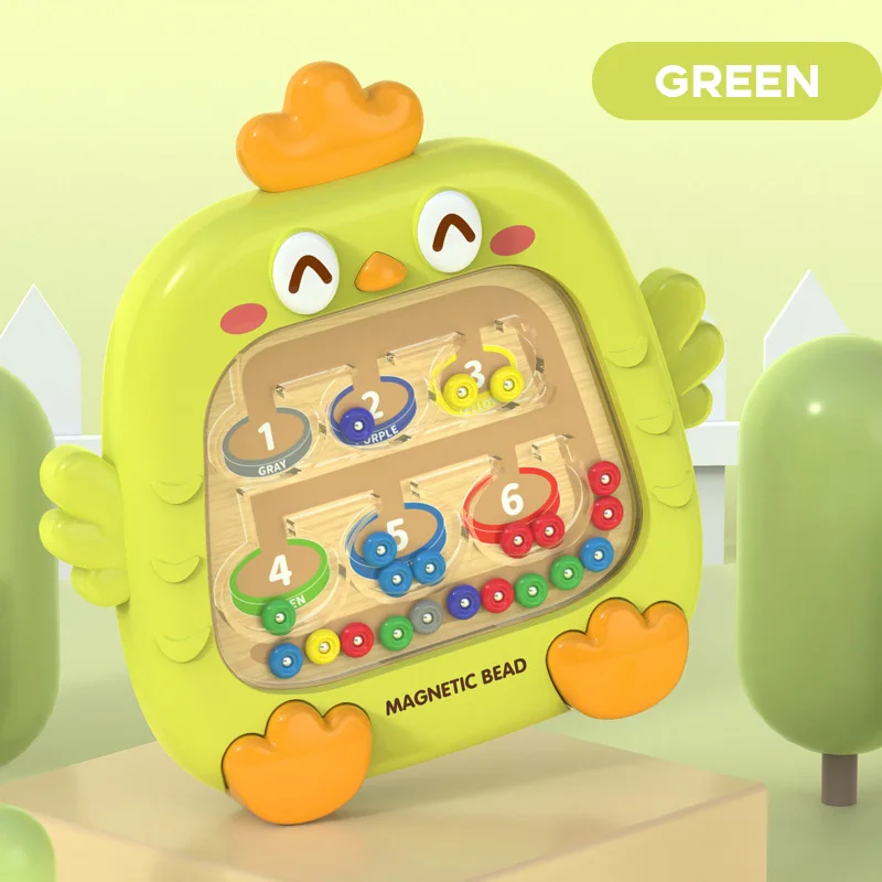 Color Number Maze – Great for on the go – Magnetic Maze