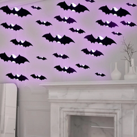 Thumbnail for SpookyGlow – Spooky & Atmospheric – Halloween Bat LED Wall Decoration