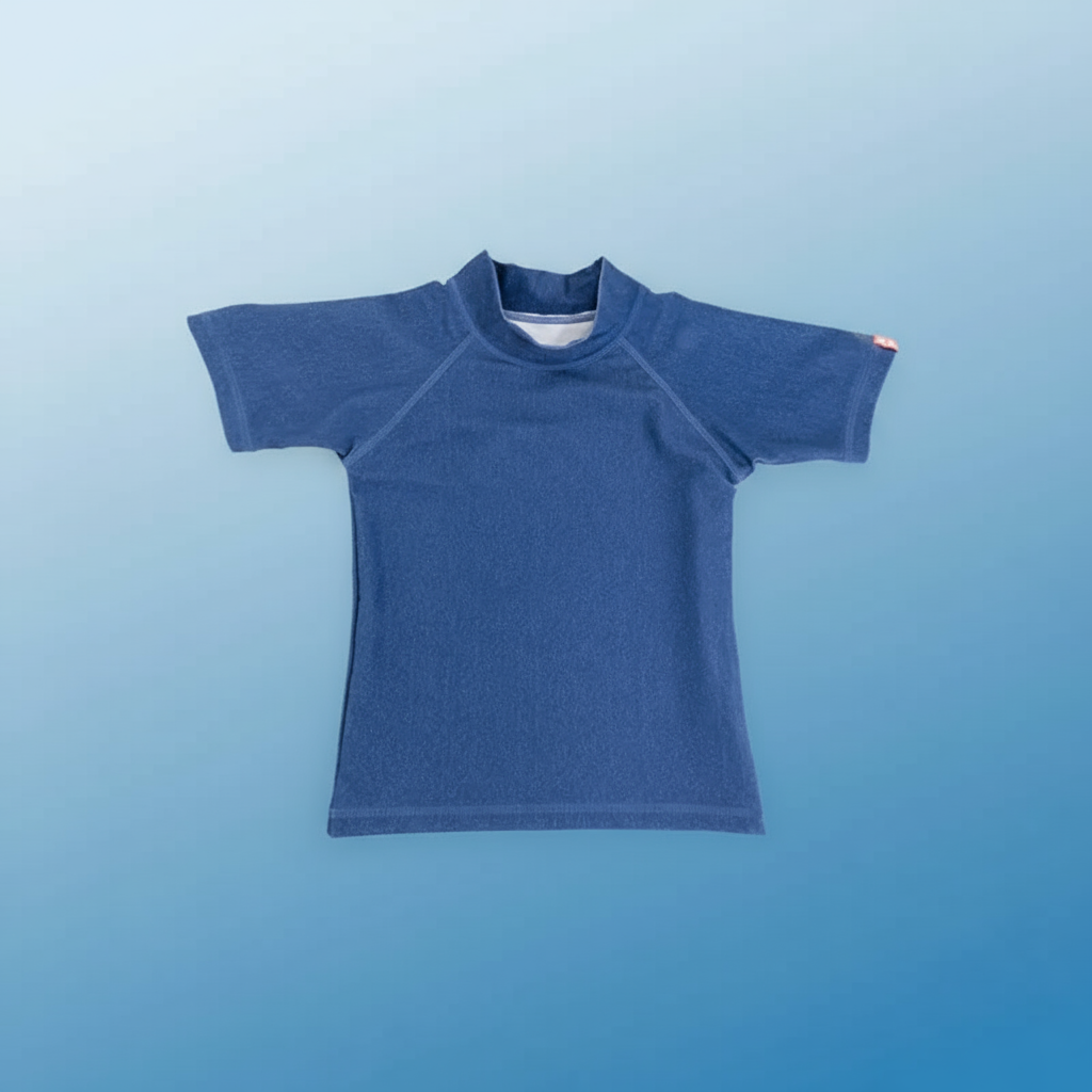 SunnyGuard – Summery & Protective – Anti-UV Children's Swim Shirt with Short Sleeves