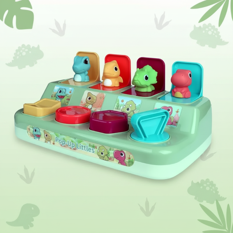 Pop Up Activity Toy – Discover & Learn – Sensory Baby Toys
