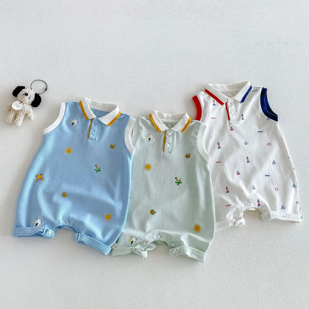 SunnyBaby – Comfortable & Cute – Polo Romper for Babies