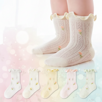 Thumbnail for HappyToes – Colorful & Cute – Baby Socks (Set of 5)