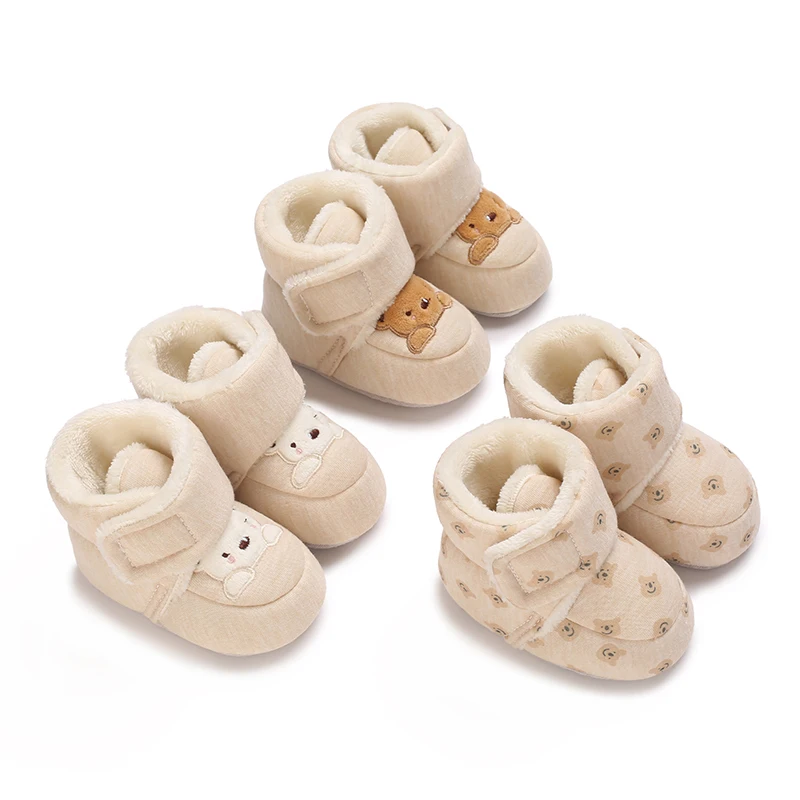 TinyBoots – Cozy & Comfortable – Plush Baby Shoes for Winter