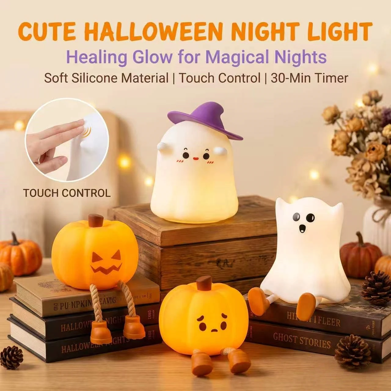 SpookyLamp – Cute & Charming – Halloween Night Light