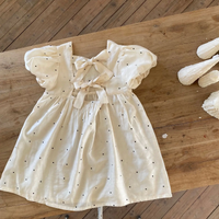 Thumbnail for LittleTwinkle – Soft & Comfortable – Children's Dress with Double Bows