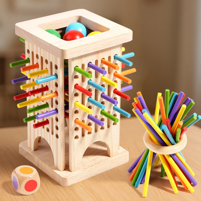 Wooden Stick Battle Game – Thinking & Interactive – Strategy Board Game