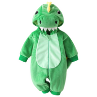 Thumbnail for RoarBuddy – Cute & Playful – Baby Dinosaur Hooded Onesie