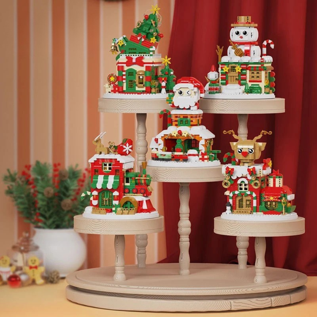 HolidayBlocks – Cheerful & Decorative – Christmas Mini Building Blocks