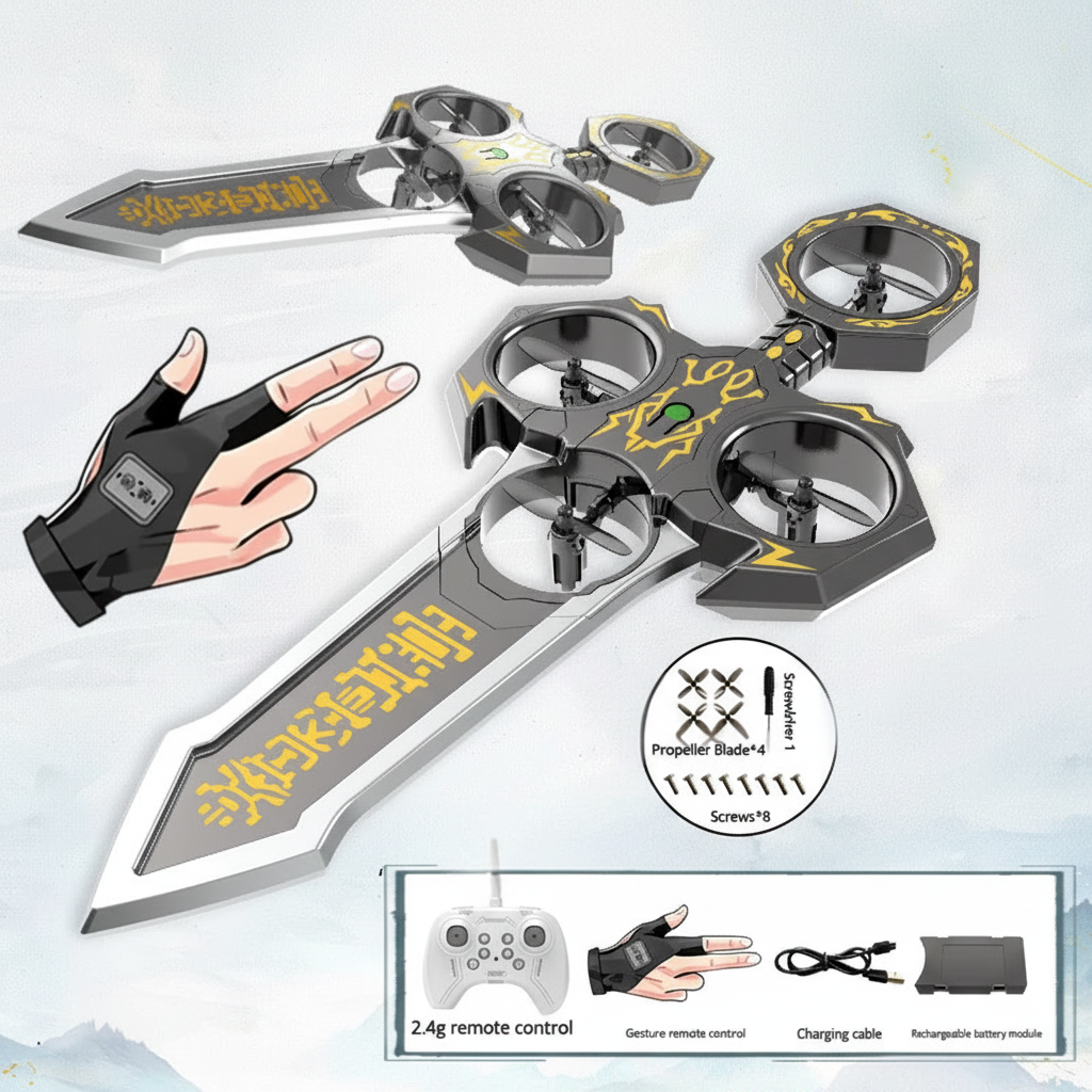 AirBlade – Fun & Interactive – RC Flying Toy with Sword Design