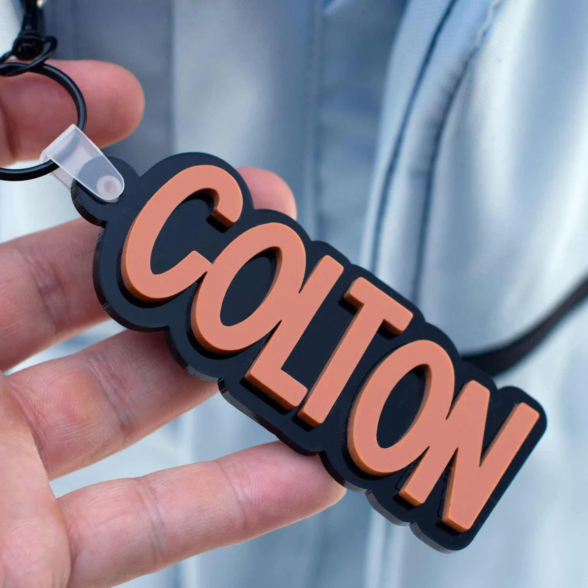 Custom Acrylic Keychain – For Bags & Keys - Personalized Keychain