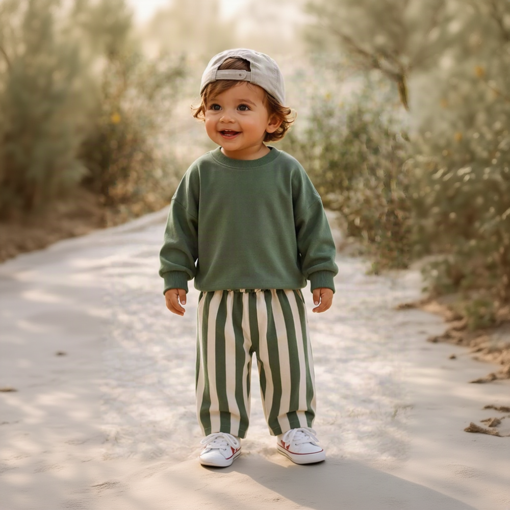SoftStripe – Soft & Comfortable – Baby Pants with a Striped Design