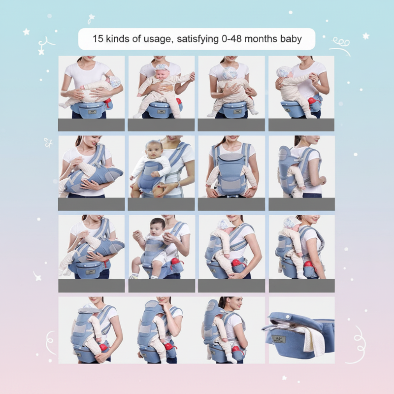 CozyCarry – Convenient & Adjustable – 3-in-1 Baby Carrier