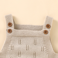 Thumbnail for MiniCozy – Soft & Comfortable – Knitted Baby Overalls with a Little Hat