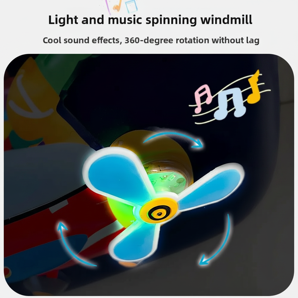 SchoolMate – Light & Spacious – Cartoon Backpack with Lights and Music