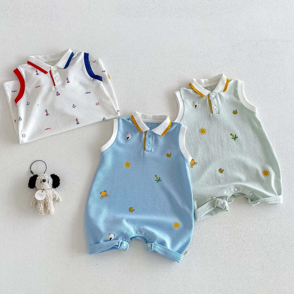 SunnyBaby – Comfortable & Cute – Polo Romper for Babies