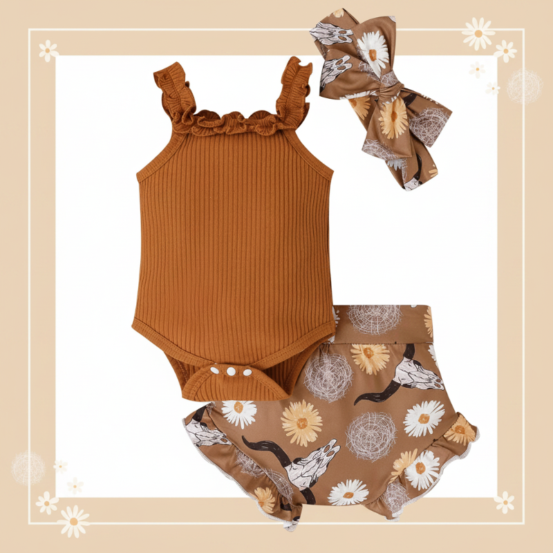 Baby Girl Summer Outfit – Cute and lightweight – Baby clothing set